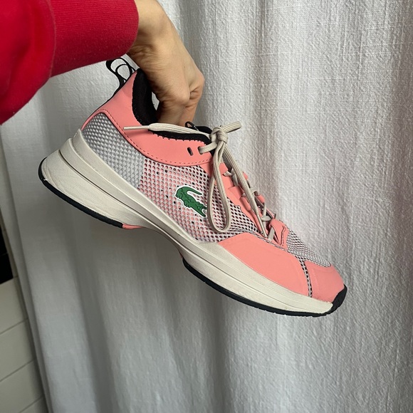 Lacoste Pink Tennis Or Pickleball Shoes nearly new - Picture 6 of 12
